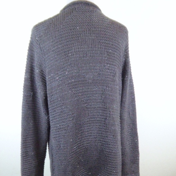 CALYPSO ST BARTH SEQUIN OPEN SWEATER CARDIGAN Duster L - Picture 3 of 5